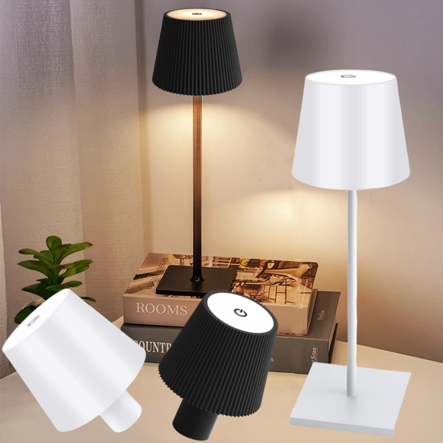 Tech Office Accessories - Rechargeable LED Desk Lamp Touch Switch