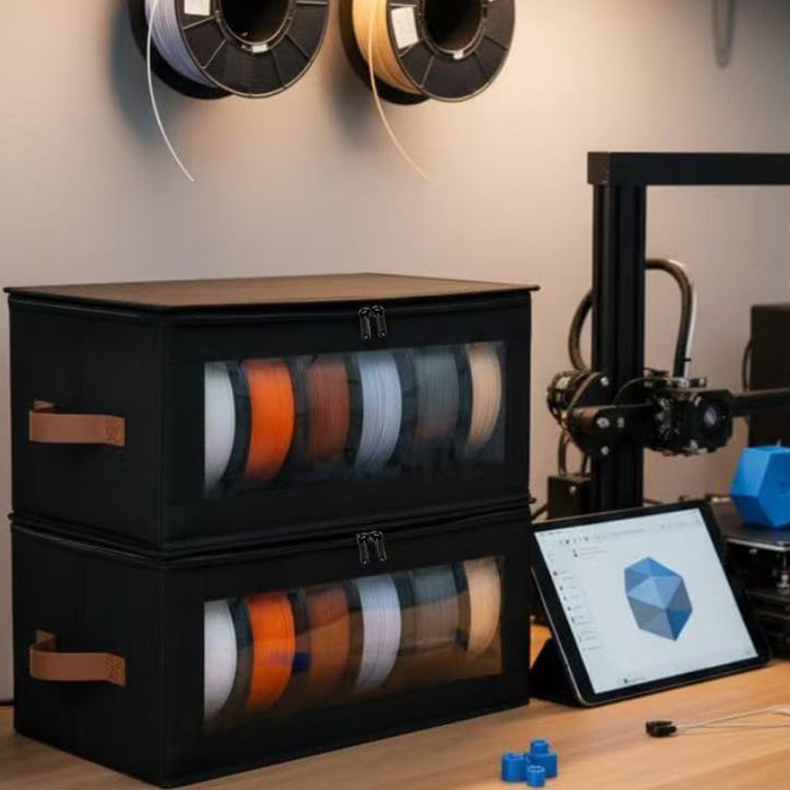 1-10X 3D Printer Filament Stor - Tech Office Accessories 评论和价格
