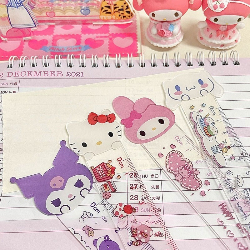 Cinnamoroll Ruler Cute Sanrio  - Tech Office Accessories 评论和价格