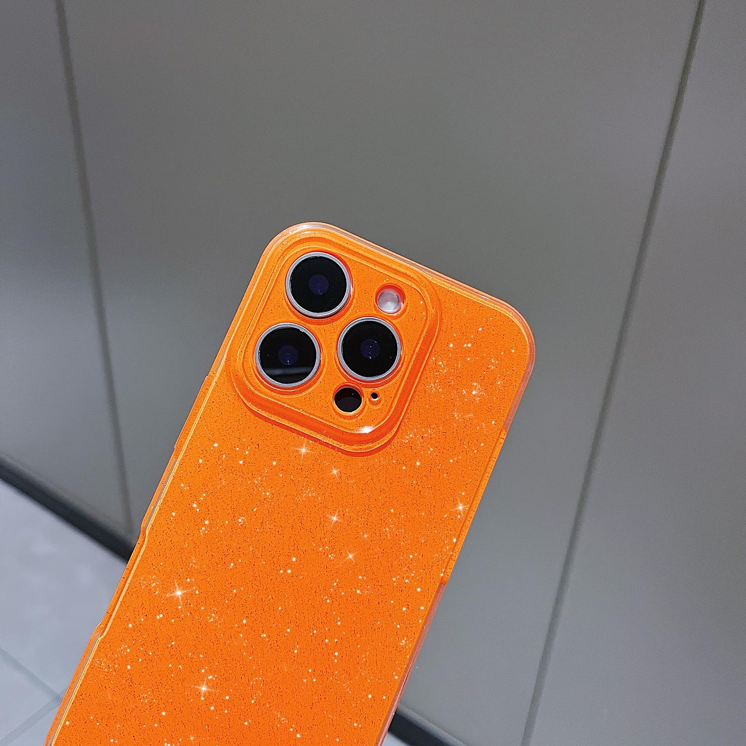 Desert Orange Cute Glitter Cas - Tech Accessories Iphone 评论和价格
