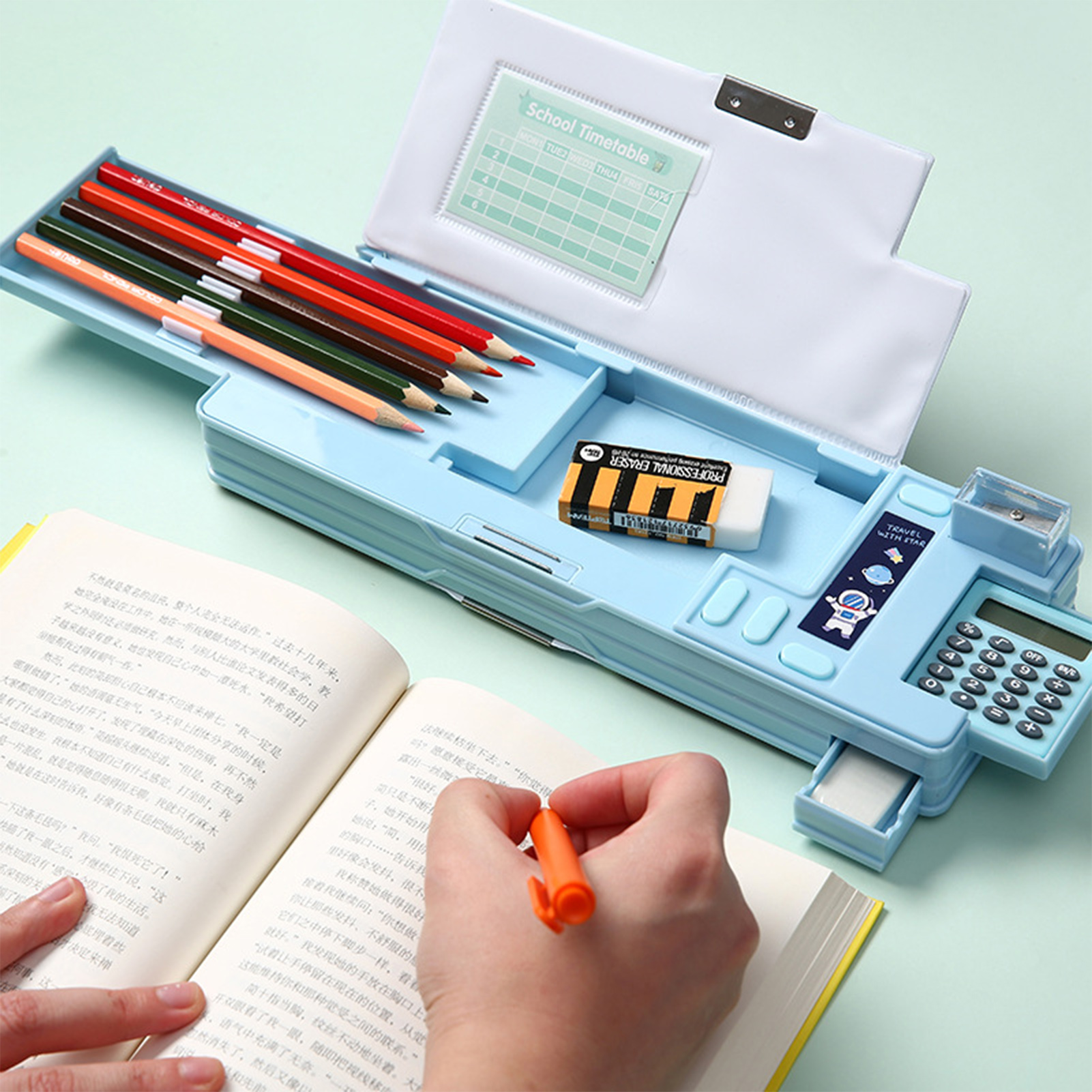 Multi Functional Stationery Bo - Tech Accessories Case 评论和价格