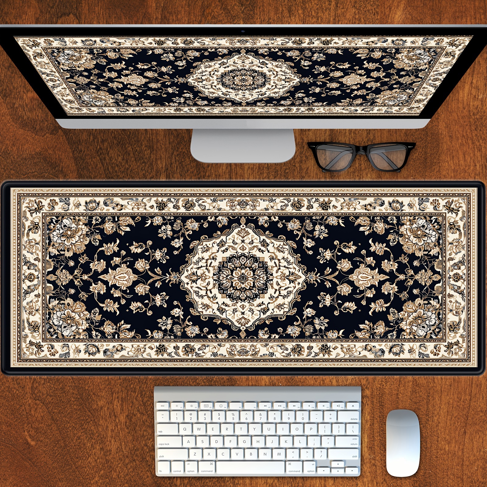 XXL Black Persian Mouse Pad Lo - Tech Desktop Accessories 评论和价格