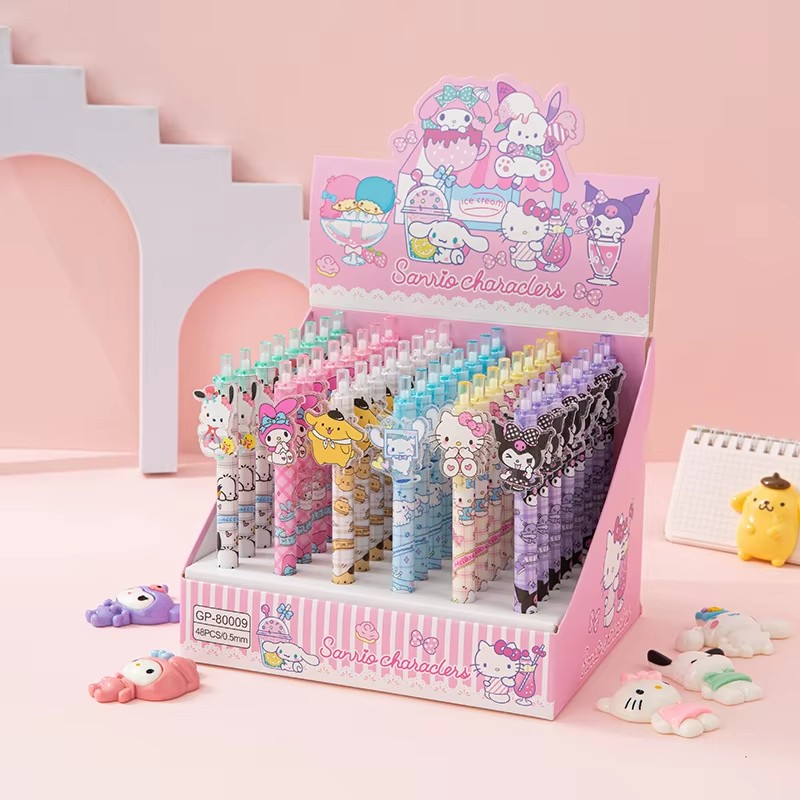 48pcs Gel Pen Kuromi Cinnamoro - Tech Office Accessories 评论和价格