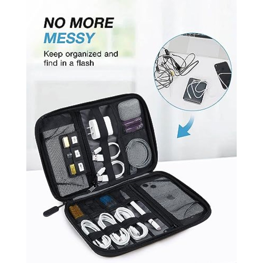 Large Electronics Travel Organ - Tech Accessories Travel Case 评论和价格
