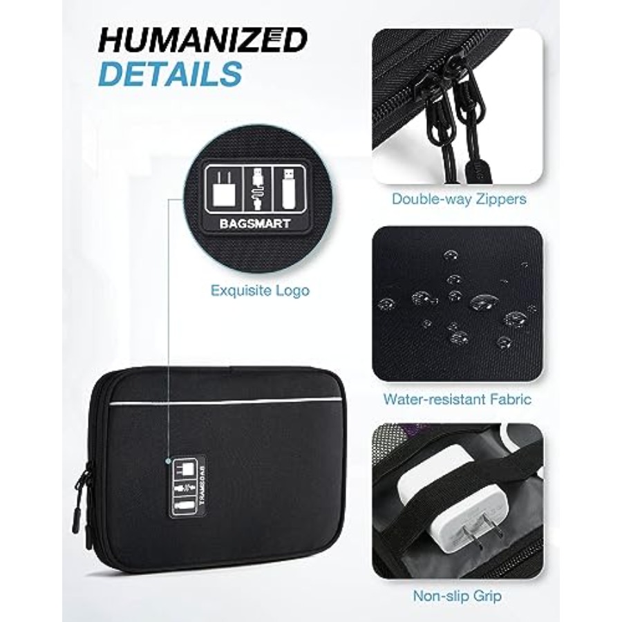 Large Electronics Travel Organ - Tech Accessories Travel Case 评论和价格
