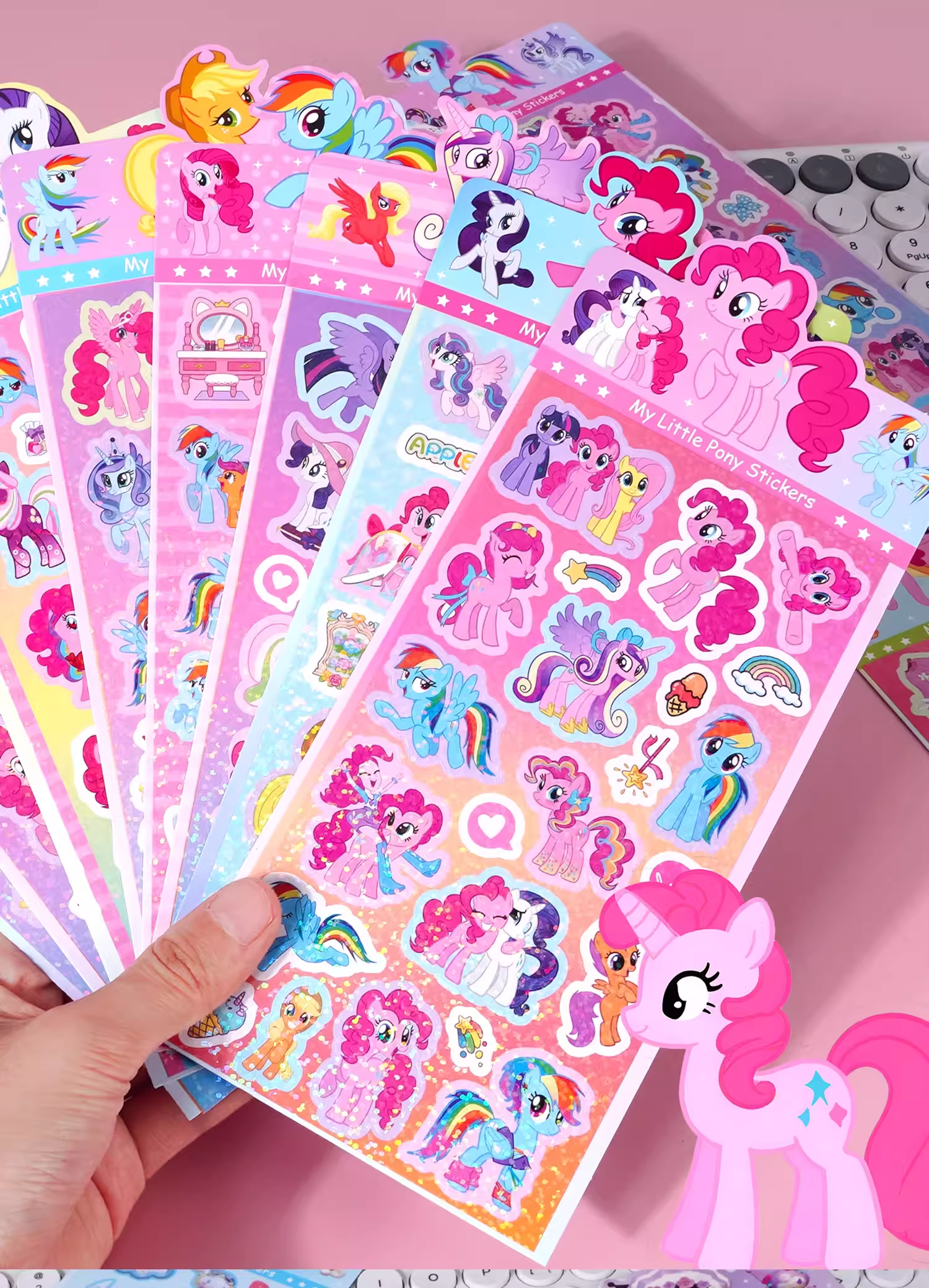 Little Pony Laser Sticker Set  - Tech Office Accessories 评论和价格