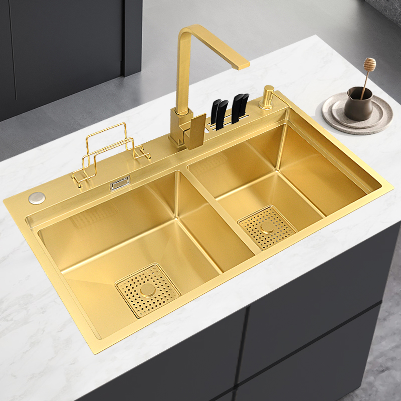 Modern Kitchen Sink With Doubl - High Tech Kitchen Accessories 评论和价格