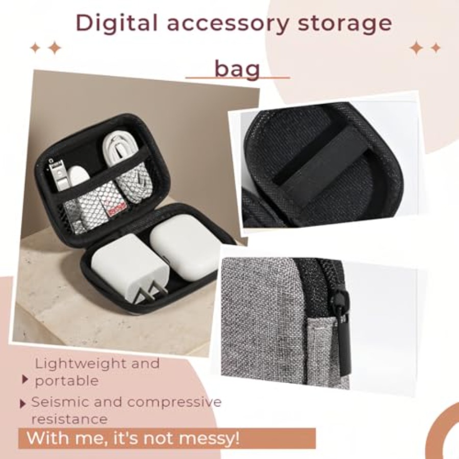 Electronic Accessories Organiz - Tech Accessories Travel Case 评论和价格