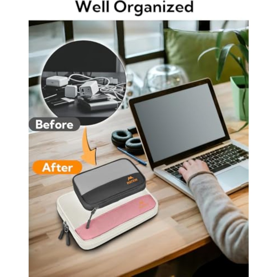 Tech Organizer Travel Case 2 P - Tech Accessories Travel Case 评论和价格