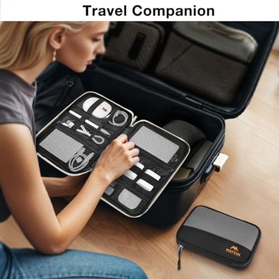 Tech Organizer Travel Case 2 P - Tech Accessories Travel Case 评论和价格