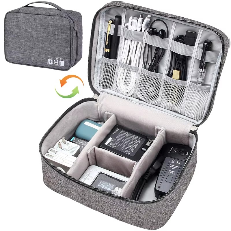 Travel Cable Storage Bag Porta - Tech Accessories Case 评论和价格