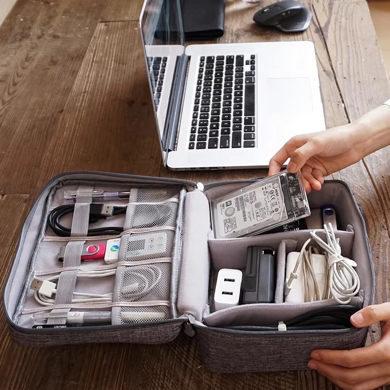 Travel Cable Storage Bag Porta - Tech Accessories Case 评论和价格