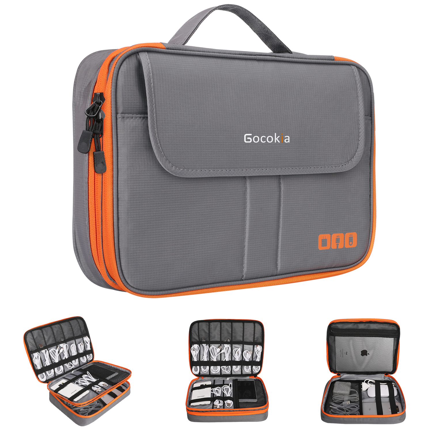Double Layers Large Capacity T - Tech Accessories Case 评论和价格