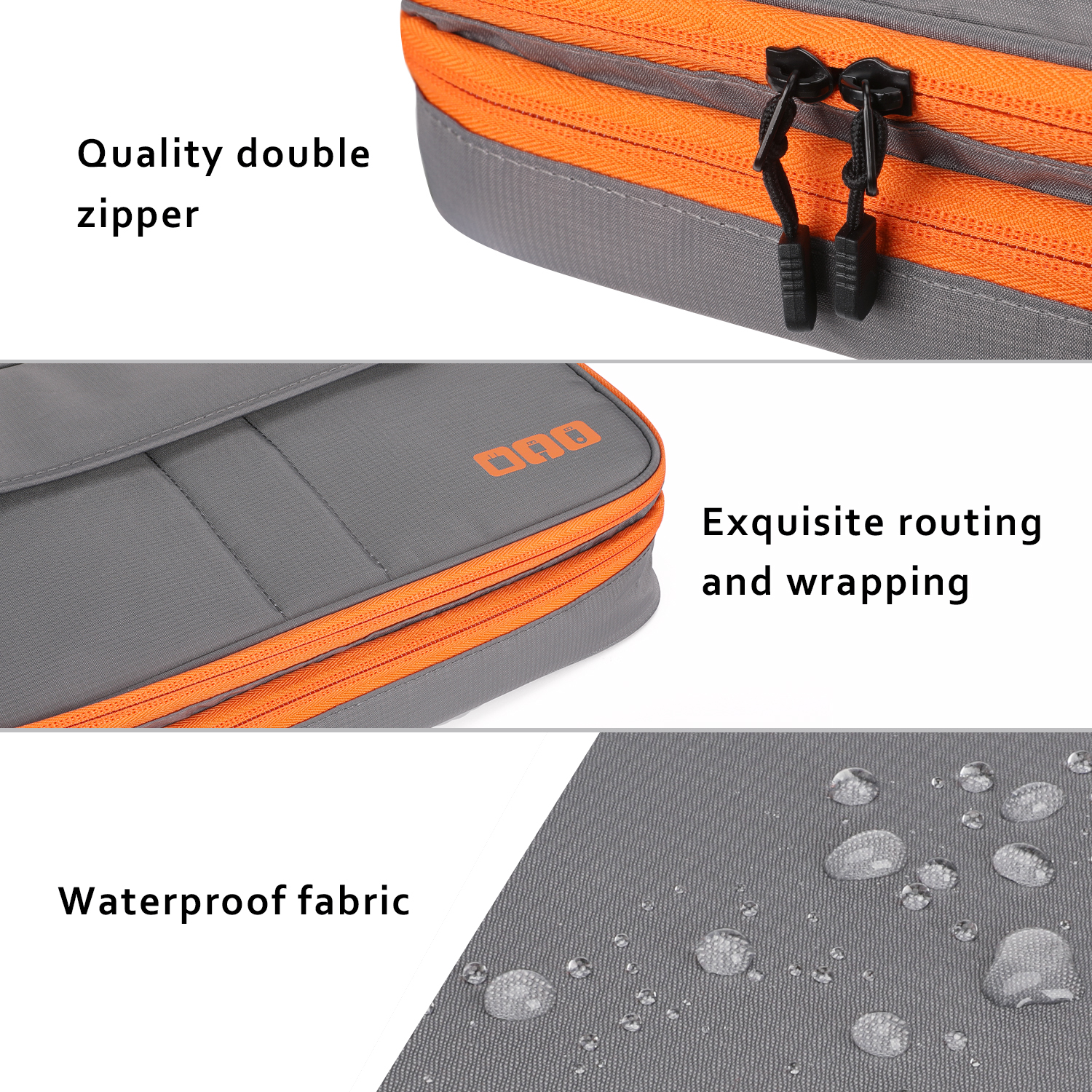 Double Layers Large Capacity T - Tech Accessories Case 评论和价格